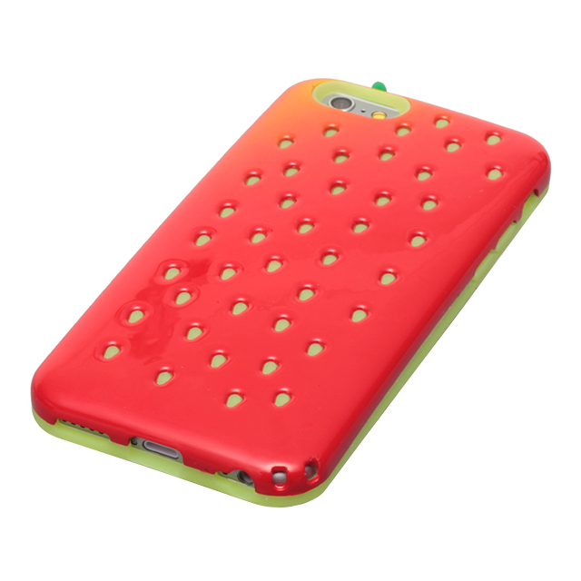 【iPhone6s/6 ケース】poppin-strawberry Redサブ画像