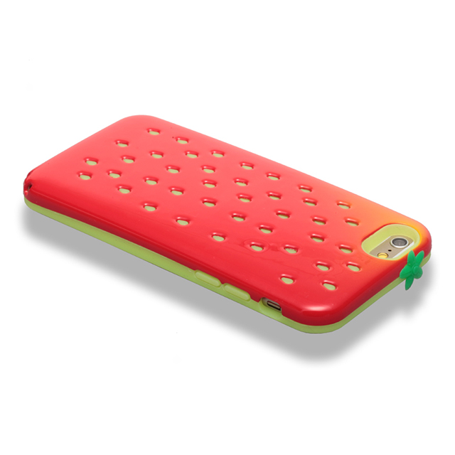 【iPhone6s/6 ケース】poppin-strawberry Redサブ画像