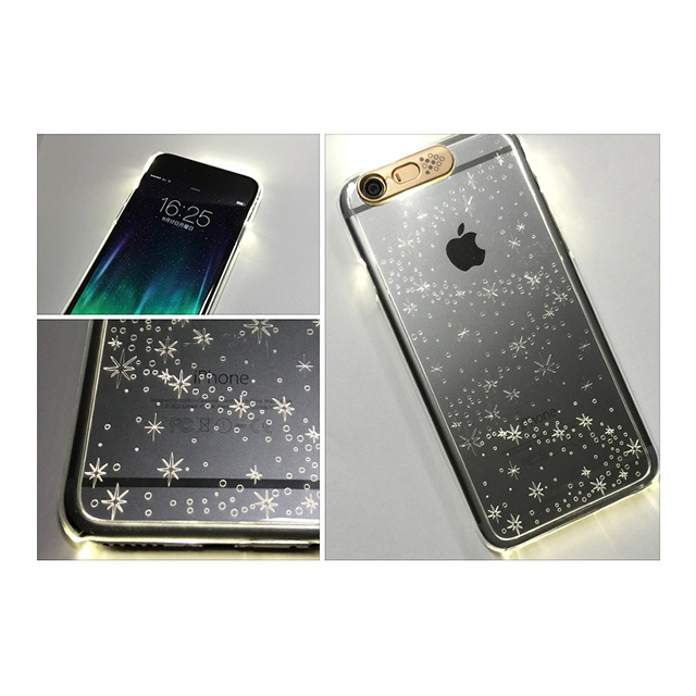 【iPhone6s/6 ケース】i-Clear イルミネーションケース Spider Blackサブ画像