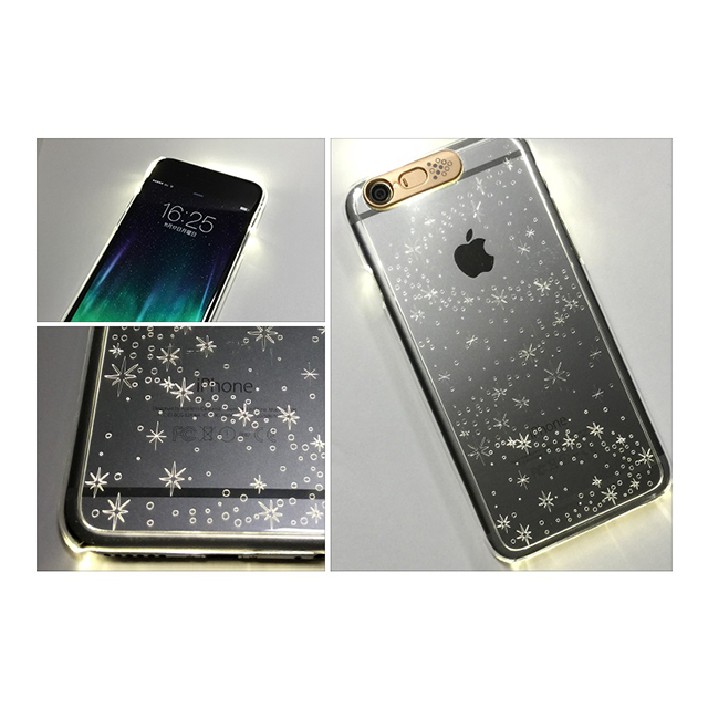 【iPhone6s Plus/6 Plus ケース】i-Clear イルミネーションケース Heart Whiteサブ画像