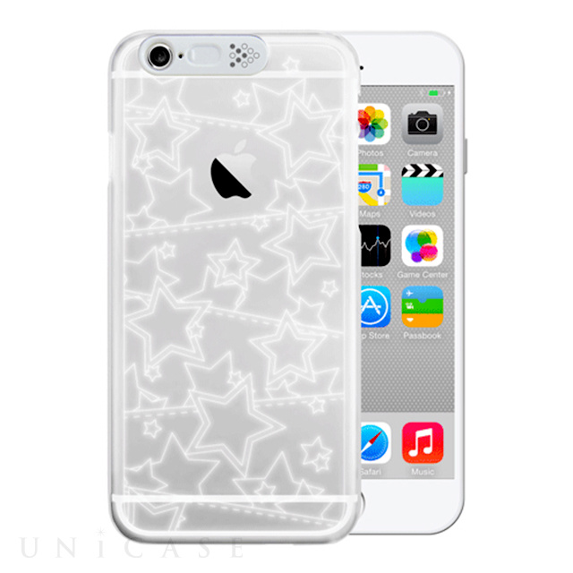 【iPhone6s Plus/6 Plus ケース】i-Clear イルミネーションケース Star White
