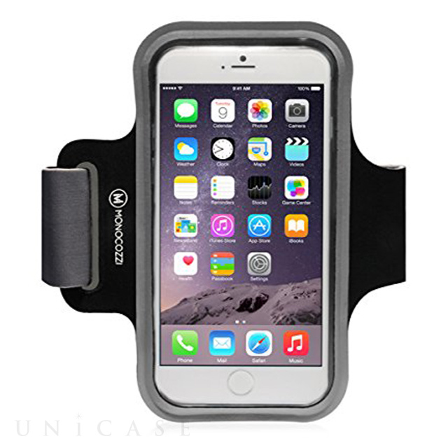 【iPhone6 Plus ケース】Neoprene Armband with Cable Management (ブラック)