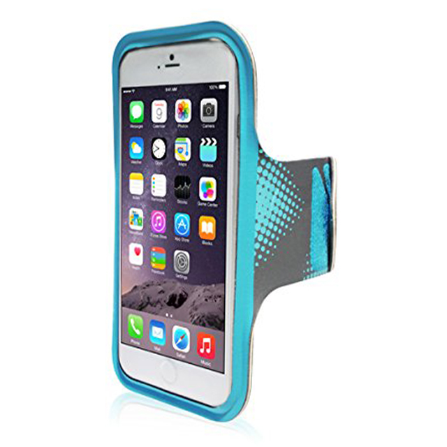 【iPhone6 Plus ケース】Neoprene Armband with Cable Management (ブルー)サブ画像