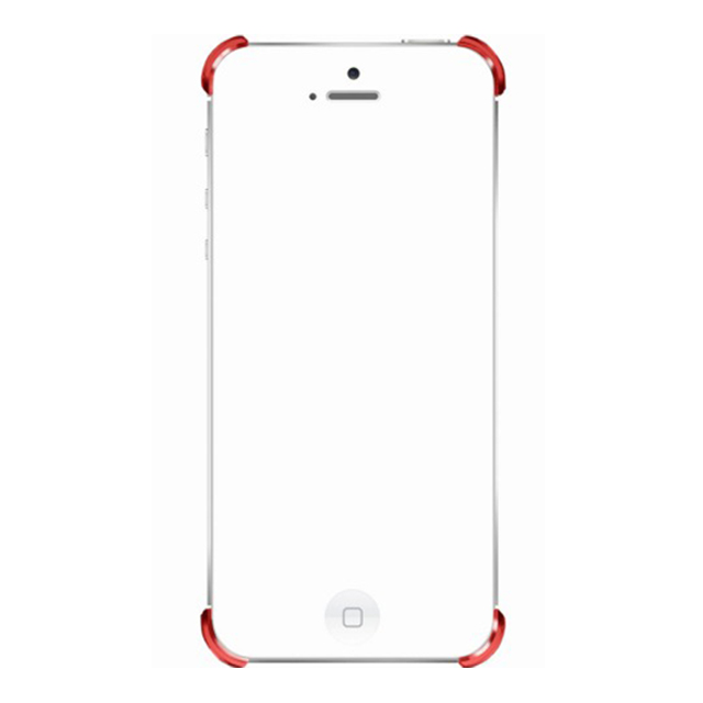 【iPhoneSE(第1世代)/5s/5 ケース】RADIUS case (Red＆Slate X)サブ画像