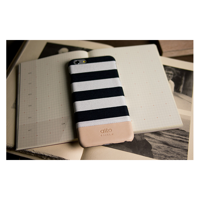 【iPhone6s Plus/6 Plus ケース】Denim (ホワイトストライプ)goods_nameサブ画像