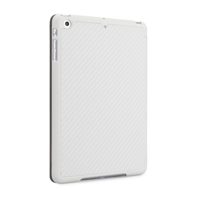 【iPad mini3/2/1 ケース】CarbonLook SHELL with Front cover for iPad mini カーボンホワイトgoods_nameサブ画像