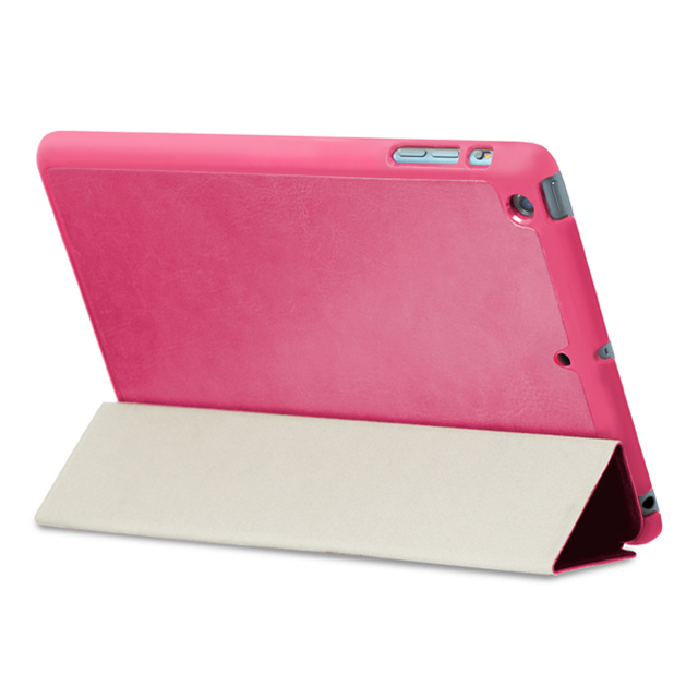 【iPad mini3/2/1 ケース】LeatherLook SHELL with Front cover for iPad mini ローズピンクgoods_nameサブ画像