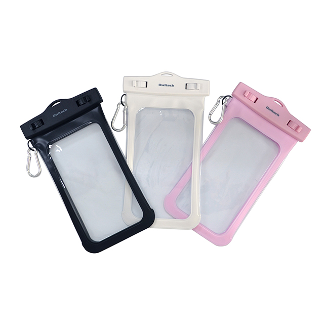 【スマホポーチ】Waterproof iPhone/SmartPhone Case(カラビナ付) (ホワイト)サブ画像