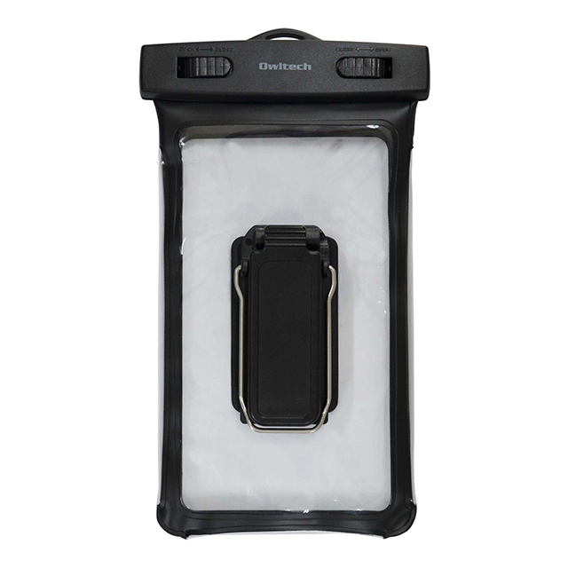 【スマホポーチ】Waterproof iPhone/SmartPhone Case(クリップ＆スタンド付) (ブラック)サブ画像