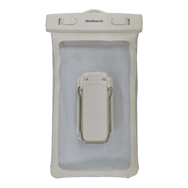 【スマホポーチ】Waterproof iPhone/SmartPhone Case(クリップ＆スタンド付) (ホワイト)サブ画像