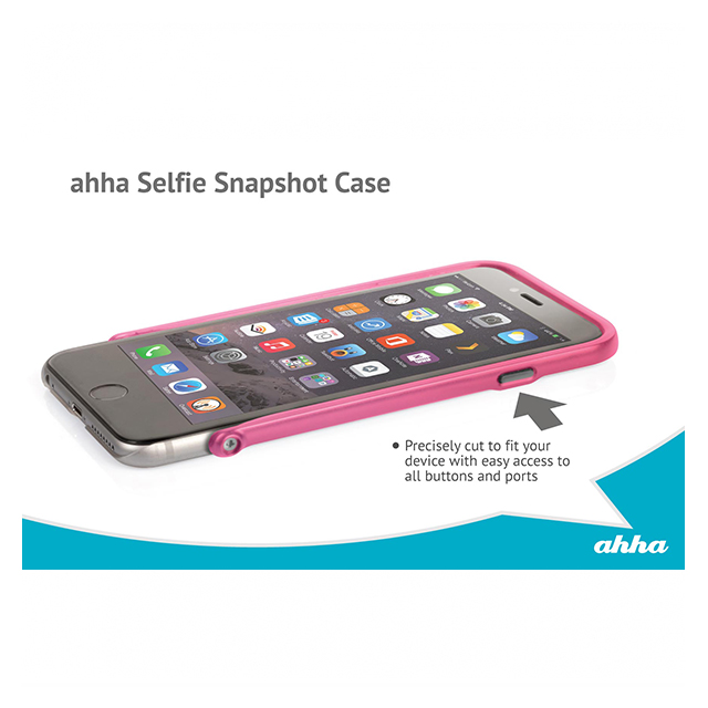 【iPhone6s/6 ケース】Snapshot Case SELFIE Clear / Fuchsiaサブ画像