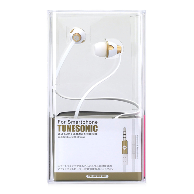 TUNESONIC for スマートフォン ホワイト/ゴールドサブ画像