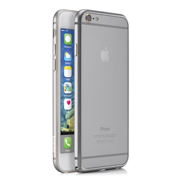 【iPhone6 Plus ケース】Essence Bumper / Silver (with Gold Edge)goods_nameサブ画像