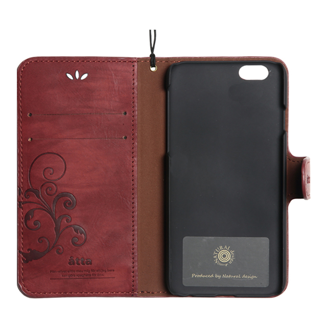 【iPhone6s Plus/6 Plus ケース】SMART COVER NOTEBOOK (Wine Red)サブ画像