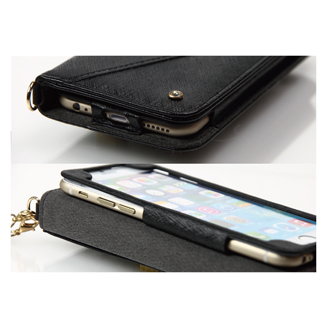 【iPhone6s/6 ケース】Heart Letter Black/Pearlgoods_nameサブ画像