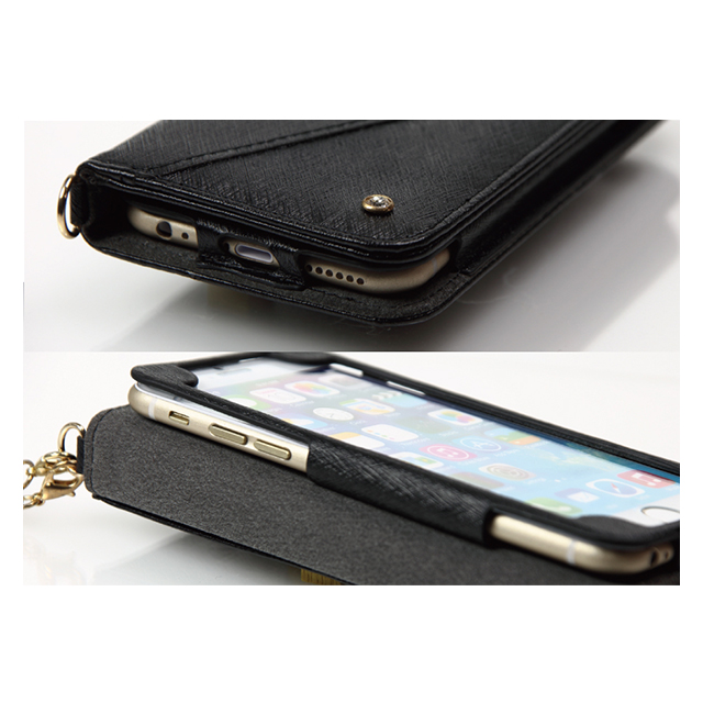 【iPhone6s Plus/6 Plus ケース】Heart Letter Beige/Goldサブ画像