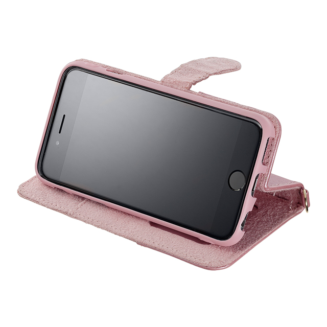 【iPhone6s/6 ケース】ツイードダイヤリーカバー ピンクgoods_nameサブ画像