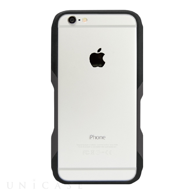 【iPhone6s/6 ケース】CASTRUM (ブラック×グレー)
