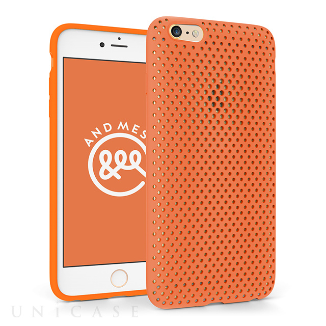 【iPhone6 Plus ケース】Mesh Case (Orange)