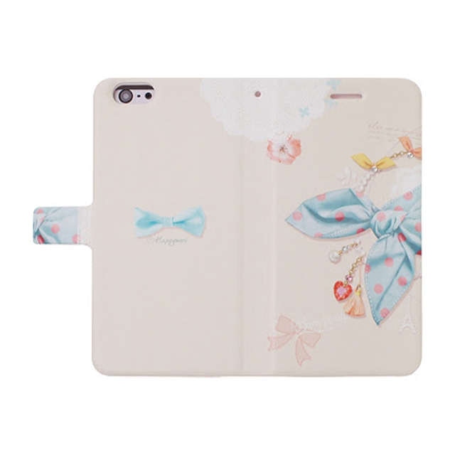 【iPhone6s Plus/6 Plus ケース】Dot Scarf Diary (ブルースカーフ)サブ画像