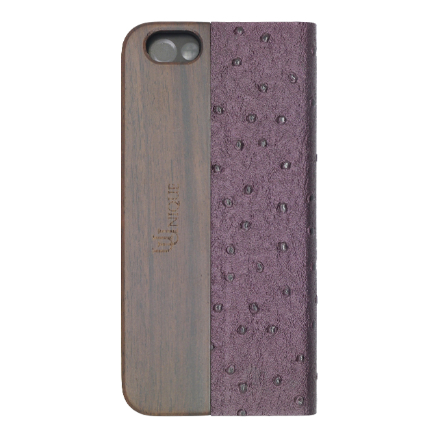 【iPhone6s/6 ケース】Wooden Case with Ostrich design Purplegoods_nameサブ画像