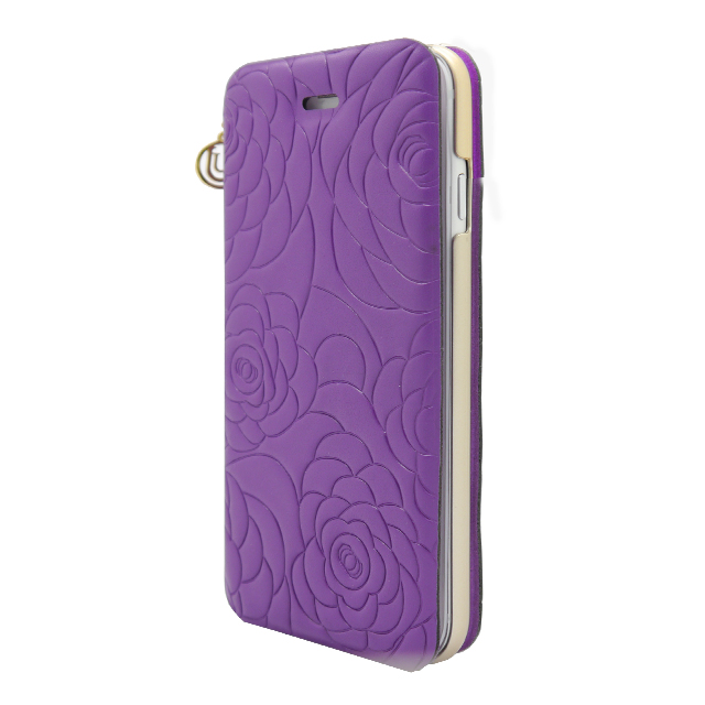 【iPhone6s/6 ケース】Chamelia Leather Folio Hard Shell Purple Metallicgoods_nameサブ画像