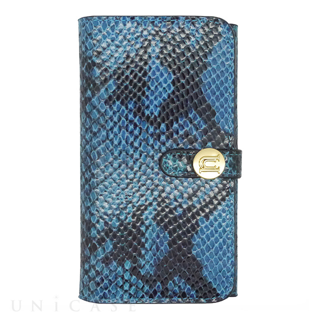 【iPhone6s/6 ケース】Luxe Exotic Female Wallet Snake (Blue)
