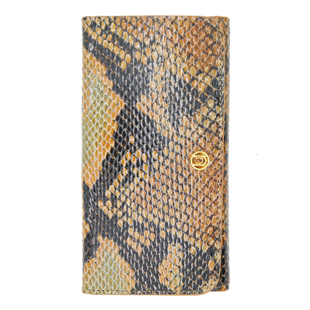 【iPhone6s/6 ケース】Luxe Exotic Female Wallet Snake (Tan)サブ画像
