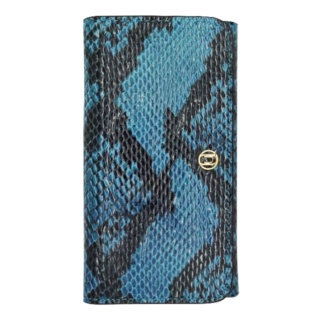 【iPhone6s/6 ケース】Luxe Exotic Female Wallet Snake (Blue)サブ画像