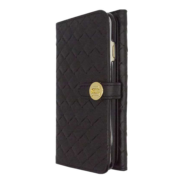 【iPhone6s/6 ケース】Luxe Exotic Female Wallet Weave (Black)サブ画像