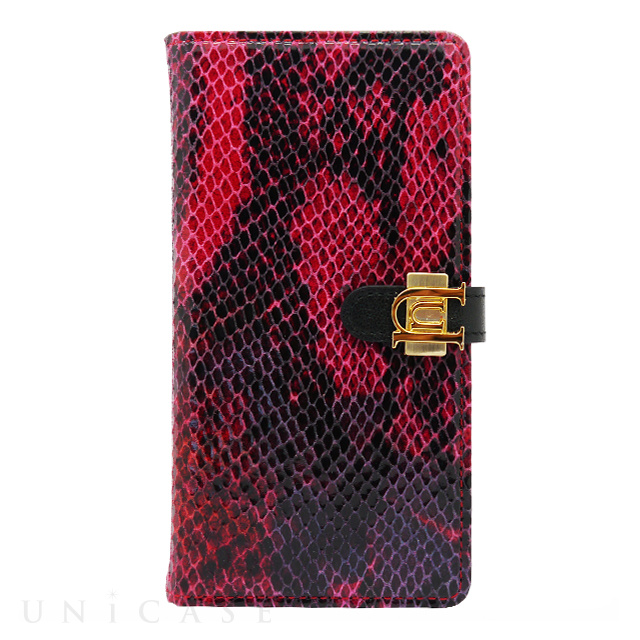 【iPhone6s/6 ケース】Luxe Exotic Slider Leather Wallet Snake (Red)