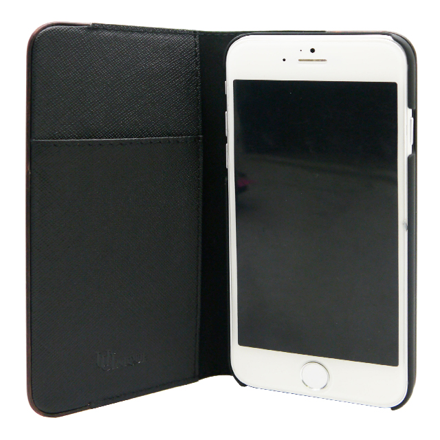 【iPhone6s Plus/6 Plus ケース】Wooden Case with Checker Emboss Cremeサブ画像