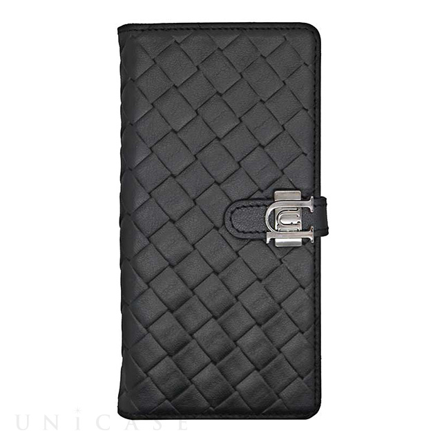 【iPhone6s Plus/6 Plus ケース】Luxe Exotic Slider Leather Wallet (Weave Black)