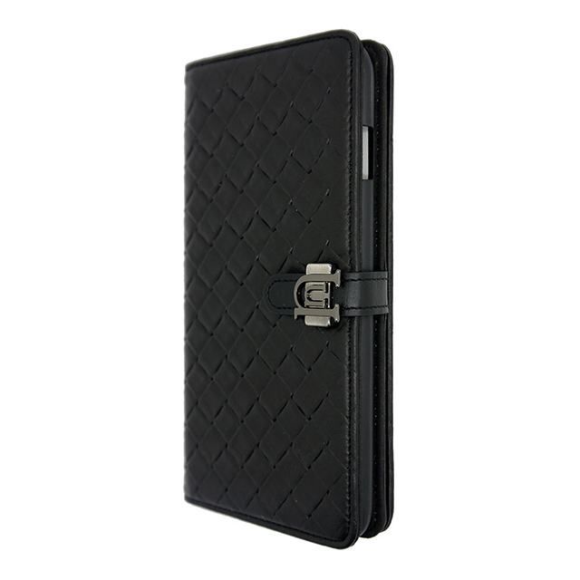 【iPhone6s Plus/6 Plus ケース】Luxe Exotic Slider Leather Wallet (Weave Black)goods_nameサブ画像