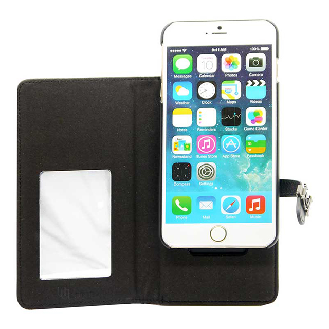 【iPhone6s Plus/6 Plus ケース】Luxe Exotic Slider Leather Wallet (Weave Black)サブ画像