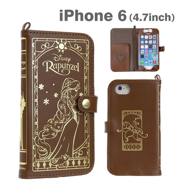 【iPhone6s/6 ケース】ディズニーキャラクター/Old Book Case(塔の上のラプンツェル)サブ画像