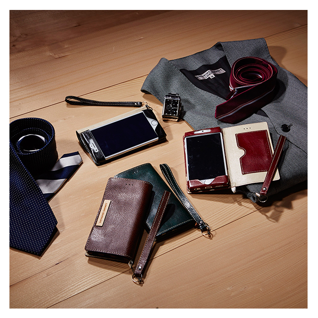 【iPhone6s/6 ケース】KATHARINE HAMNETT LONDON×Simplism 薄型フリップケース (ブラック)サブ画像