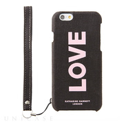 【iPhone6s/6 ケース】KATHARINE HAMNETT LONDON×Simplism カードポケットケース (Love)