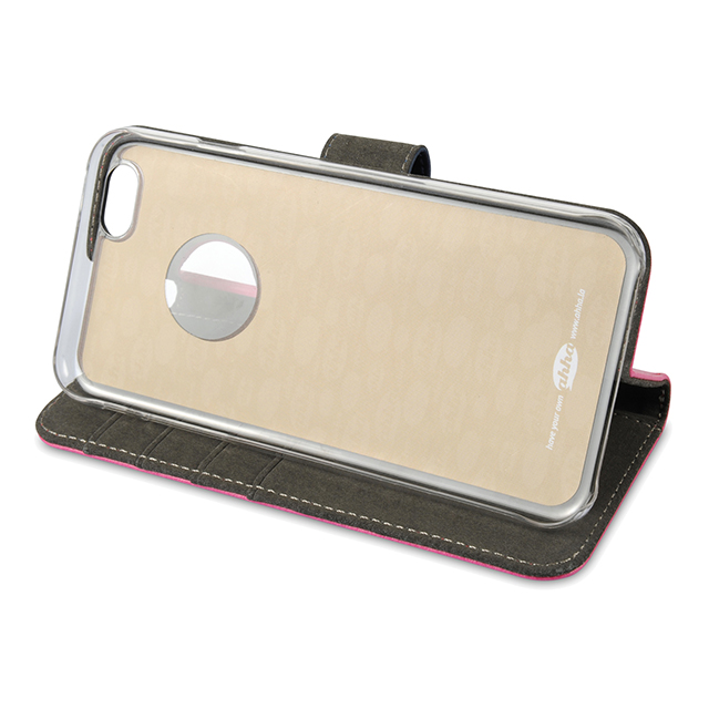 【iPhone6s Plus/6 Plus ケース】Wallet Flip Case MCKAY Gum Pinkサブ画像
