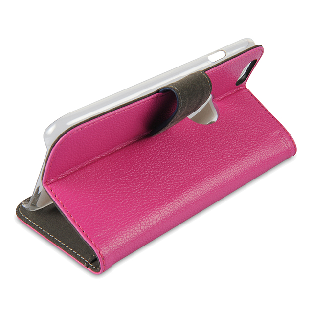 【iPhone6s Plus/6 Plus ケース】Wallet Flip Case MCKAY Gum Pinkサブ画像