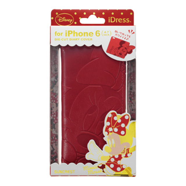 【iPhone6s/6 ケース】ディズニーダイカットダイヤリーカバー (ミニーマウス)goods_nameサブ画像