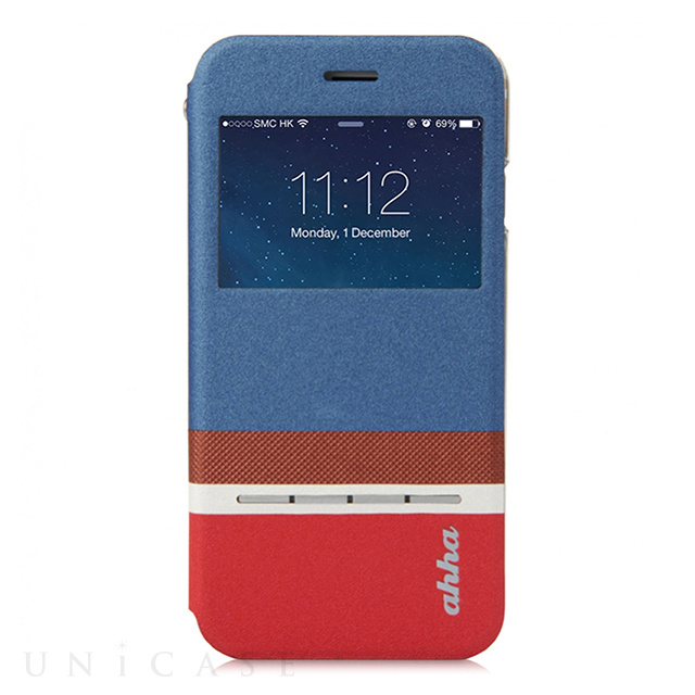 【iPhone6s Plus/6 Plus ケース】Fashion Flip Case ROLLAND VIEW Cobalt Blue