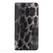 【iPhone6s/6 ケース】Leopard Diary (スノー)