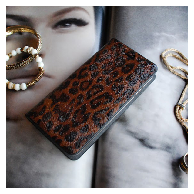 【iPhone6s/6 ケース】Leopard Diary (ブラウン)goods_nameサブ画像