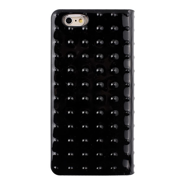 【iPhone6s/6 ケース】Glossy Dot Diary (ブラック)goods_nameサブ画像