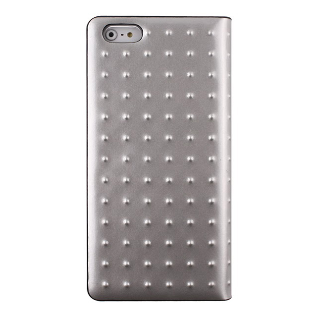 【iPhone6s Plus/6 Plus ケース】Glossy Dot Diary (シルバー)サブ画像