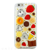 【iPhone6s/6 ケース】デコレーションケース HCH D007・お菓子 (White)