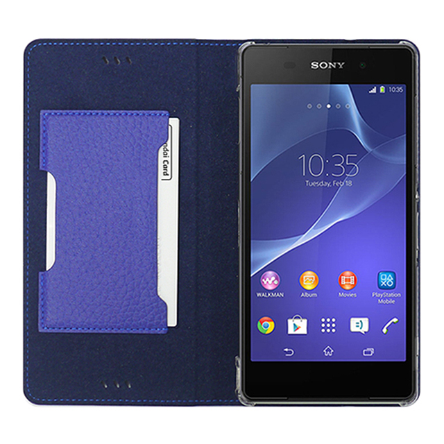 【XPERIA Z3 ケース】Soft Grain Diary (ピンク)goods_nameサブ画像