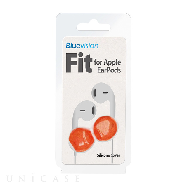 【iPhone iPod】Fit for Apple EarPods Neon Orange