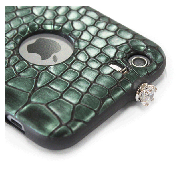 【iPhone6 ケース】TWINKLE-i6 NATURAL LEATHER CROCO SKIN (フォレスト)サブ画像